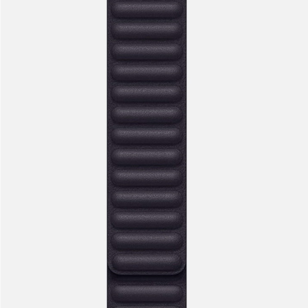 Black Apple Leather Magnetic Strap (S/M) - Picture 2 of 6